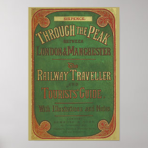 Vintage British Railway Travel Guide  Poster