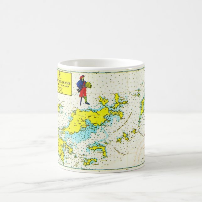 Vintage British Virgin Islands Mug (Center)