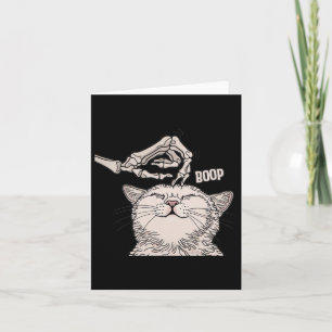 Vintage Brooke Halloween Sugar Skull Design  Card