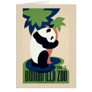 Vintage “Brookfield Zoo” greeting card