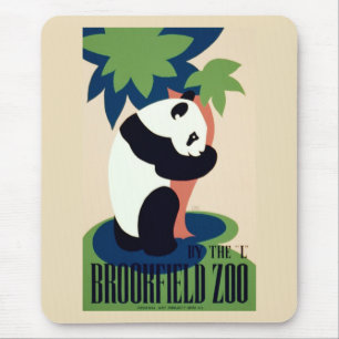Vintage “Brookfield Zoo” mousepad