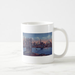 Vintage Brooklyn Bridge Coffee Mug