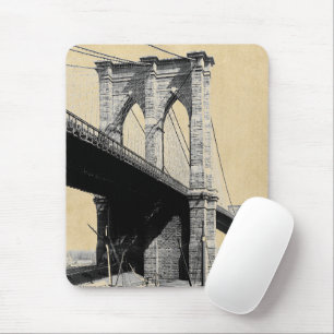 Vintage Brooklyn Bridge NYC Mouse Pad