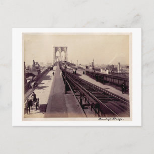 Vintage Brooklyn Bridge Postcard