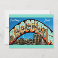 Vintage Brooklyn NY Greeting