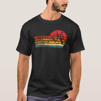 Vintage Brother Uncle Godfather Legend Funny Fathe T-Shirt