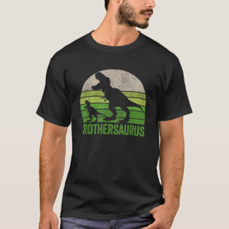 Vintage Brothersaurus Apparel Funny Brother Two Di T-Shirt