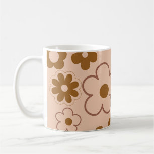 Vintage Brown Floral Earthy Y2K Fall & Winter Coffee Mug