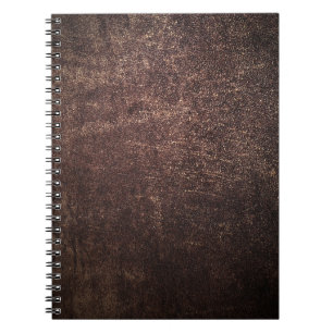 Vintage brown leather notebook