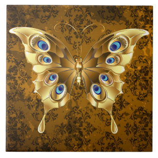 Vintage Brown Mediaeval Witchcraft Ritual Offering Ceramic Tile