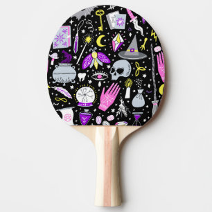 Vintage brown-orange tartan plaid. ping pong paddle