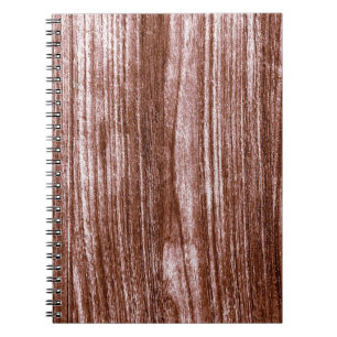 Vintage Brown Paint Rose Notebook