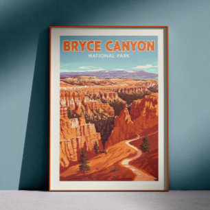 Vintage Bryce Canyon National Park Poster