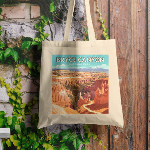 Vintage Bryce Canyon National Park Tote Bag