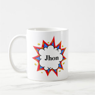vintage bubble funny comic coffee mug