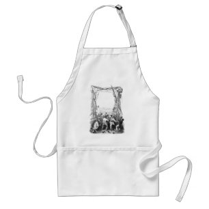Vintage Buccaneers and a Shipwrecked Pirate Ship Standard Apron