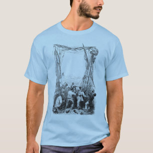 Vintage Buccaneers and a Shipwrecked Pirate Ship T-Shirt