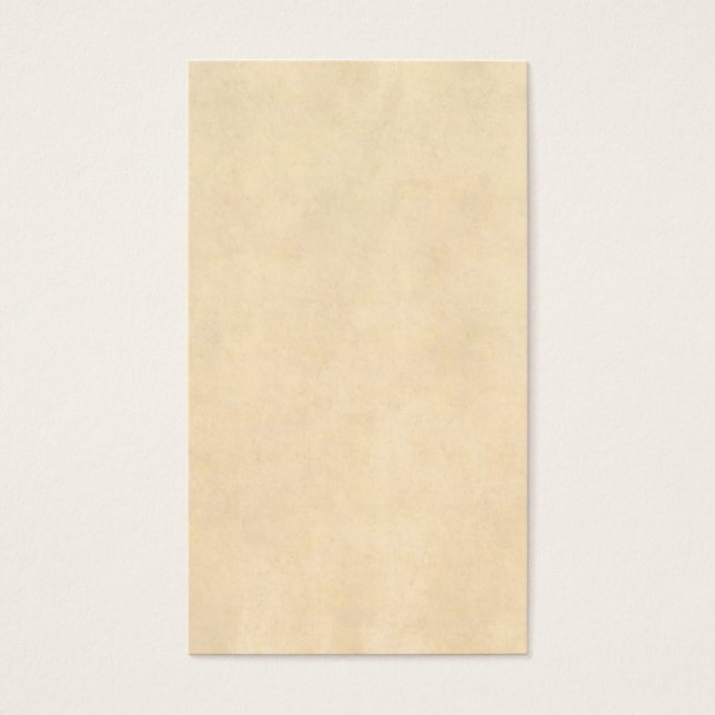 Vintage Buckskin Tan Leather Parchment Template (Front)