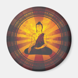Vintage Buddha Magnet