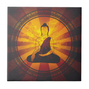 Vintage Buddha Tile
