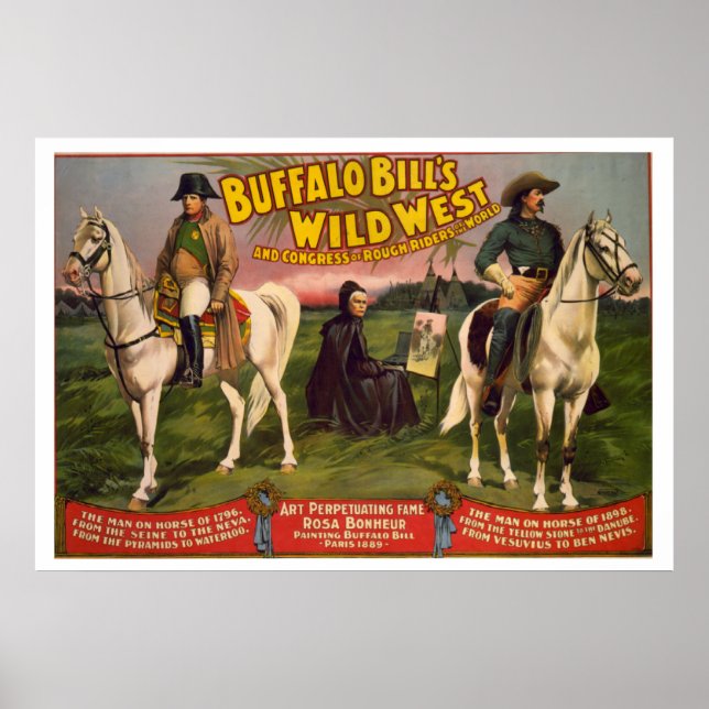 VINTAGE Buffalo Bill POSTER (Front)
