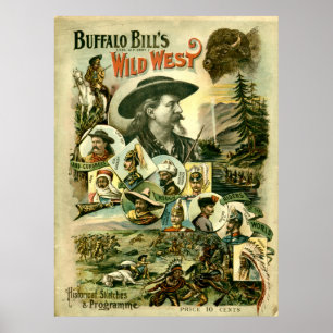 Vintage Buffalo Bill's Wild West Poster