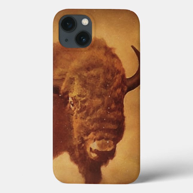 Vintage Buffalo Case-Mate iPhone Case (Back)