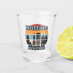 Vintage Buffalo New York Shot Glass