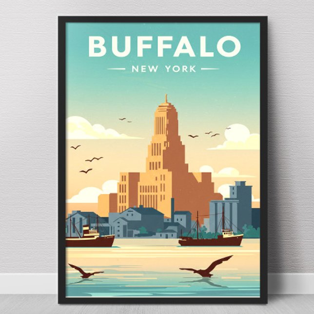 Vintage Buffalo Poster (Creator Uploaded)
