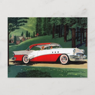 Vintage Buick Ad Postcard