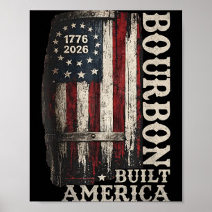 Vintage Built Aamerica Patriotic 250 Years 9 Poster