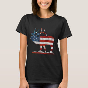 Vintage Bull Elk Shirt American Elk Hunting Gift