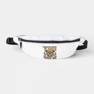 Vintage Bulldog You Bore Me Funny Dog Design_1 Bum Bags