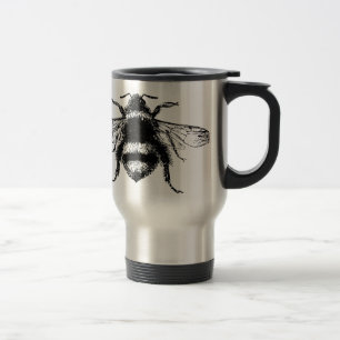 Vintage Bumble bee Travel Mug