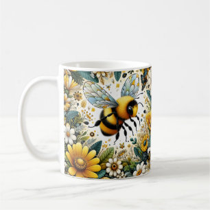 Vintage Bumblebee Coffee Mug