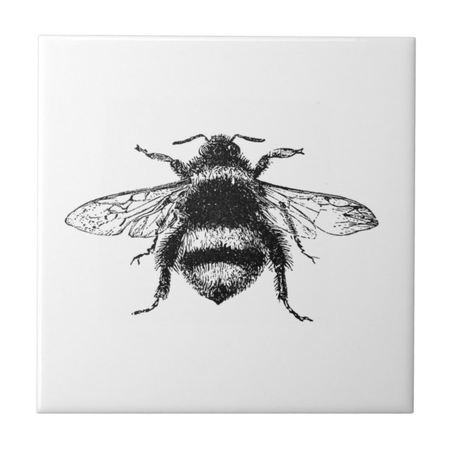 Vintage BumbleBee Tile (Front)