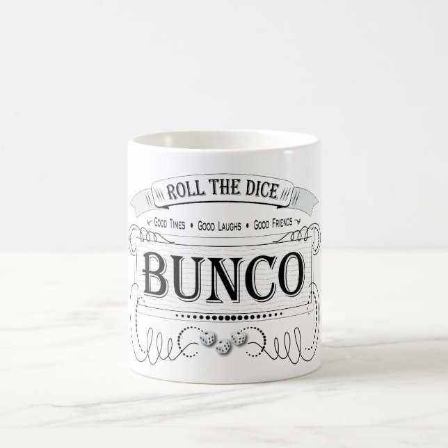 Vintage Bunco Design Coffee Mug (Center)