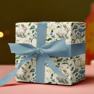 Vintage Bunnies Easter Wrapping Paper