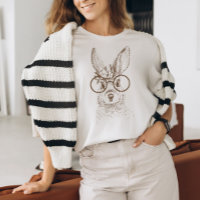 Vintage Bunny and Glasses