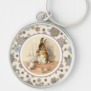 Vintage Bunny Easter Gift Keychains