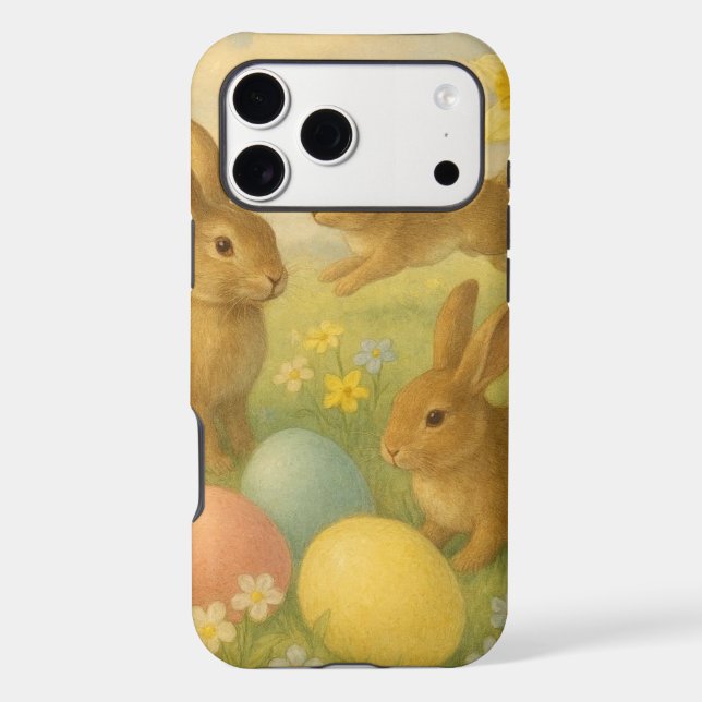 Vintage Bunny/Rabbit Easter Egg/Spring  (Back)