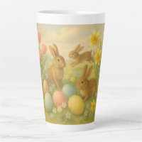 Vintage Bunny/Rabbit Easter Egg/Spring