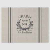 Vintage Burlap Grain Sack Tissue Paper