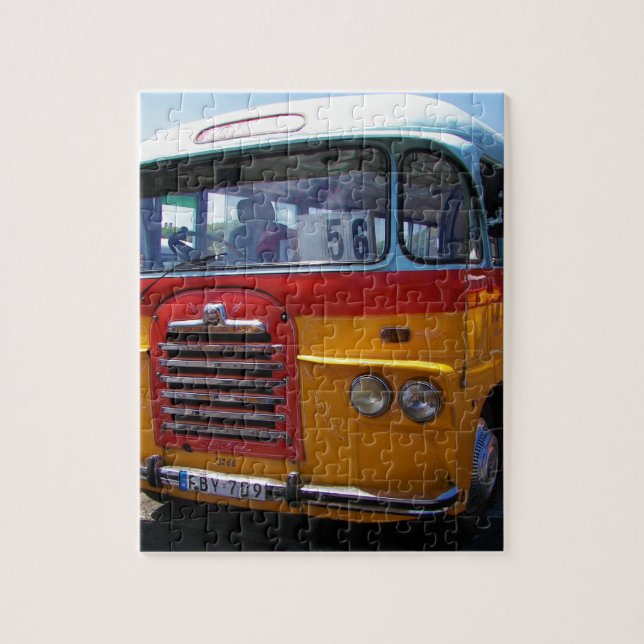 Vintage bus jigsaw puzzle (Vertical)