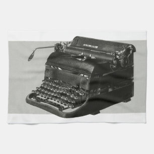 Vintage Business, Antique Office Manual Typewriter Tea Towel
