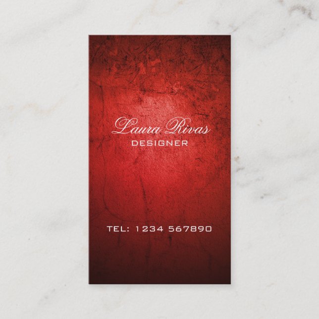 Vintage Business Card (Front)