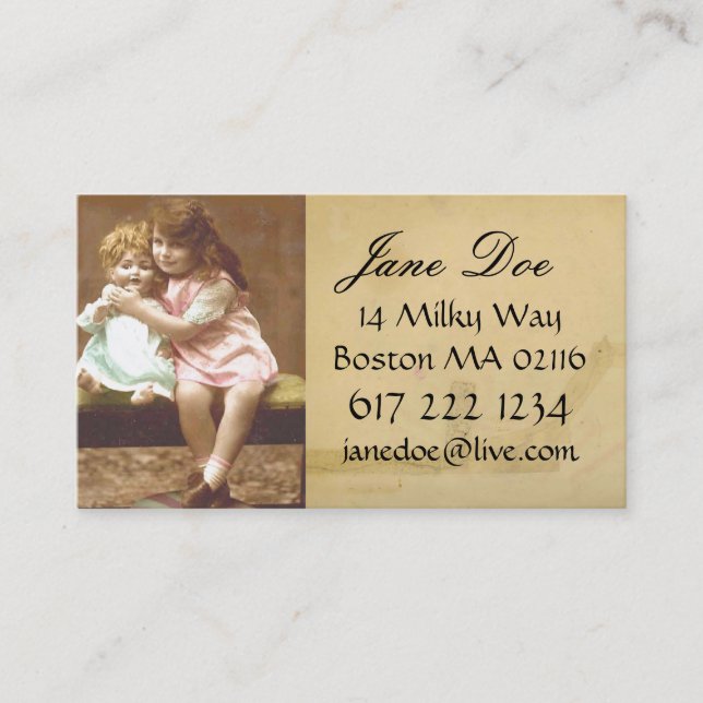 Vintage Business Card (Front)
