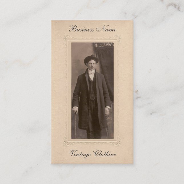 Vintage Business Card (Front)