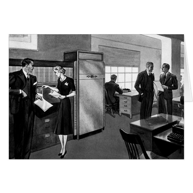 Vintage Business, Executive Businessmen Office (Front Horizontal)