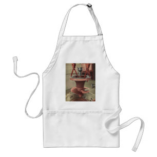 Vintage Business, Giant Water Turbine Energy Standard Apron